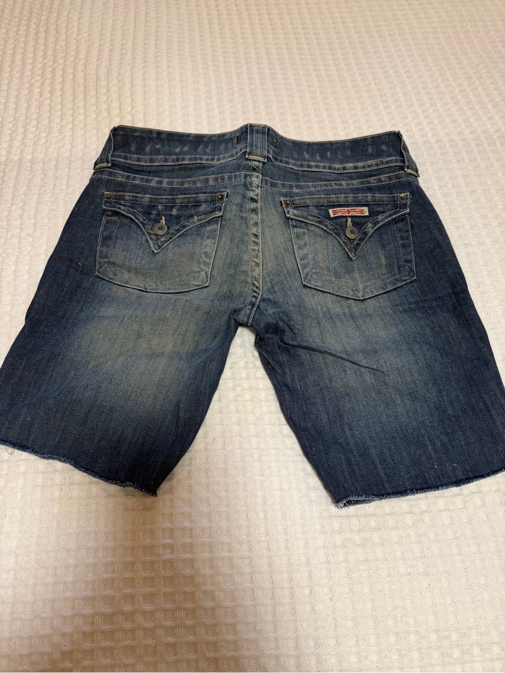 Hudson Jeans Women’s Dark Blue Cutoff Denim Shorts